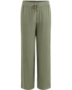 SELECTED Slfviva-Gulia Hw Long Sun Pant Noos - Green