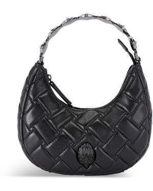 Kurt Geiger Small Octavia Moonbag Drench - Black