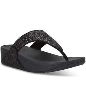 Fitflop Women's Lulu Glitter Thongs - White
