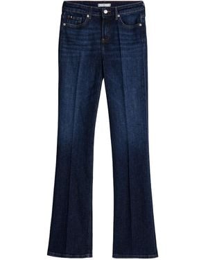 Tommy Hilfiger Mid-Rise Bootcut Jeans - Blue