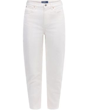 Polo Ralph Lauren Tapered Straight Ankle Straight Jean - White