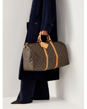 Le Prix Vintage Louis Vuitton Keepall 50 Monogram Bag - Blue