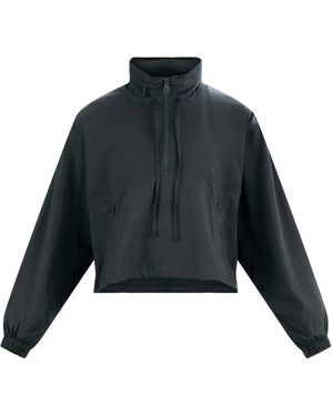 GIRLFRIEND COLLECTIVE Women's Huddle Half-zip Windbreaker - Black