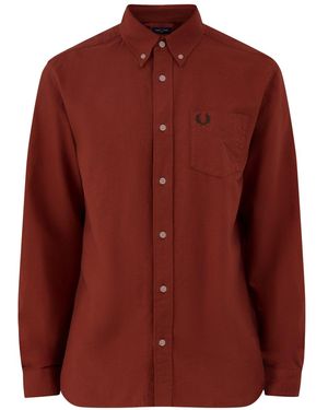 Fred Perry Oxford Shirt - Red