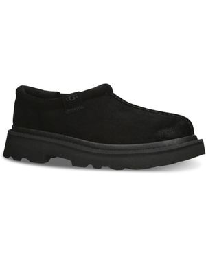 UGG Tasman Lug Suede Mules - Black