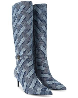 Kurt Geiger Kensington Flexi Knee-High Boots - Blue