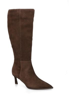 Steve Madden Lucid Knee High Heeled Boots - Brown