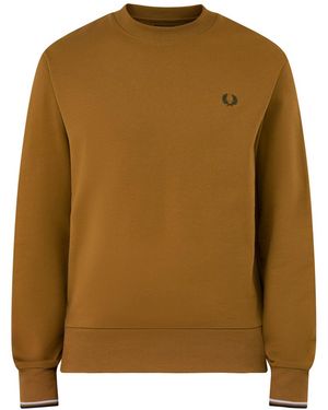 Fred Perry Crew Neck Sweatshirt - Natural