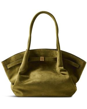 JW PEI Hana Medium Faux Suede Tote Bag - Green