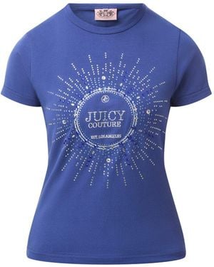 Juicy Couture Women's Heritage Crown T-shirt - Blue