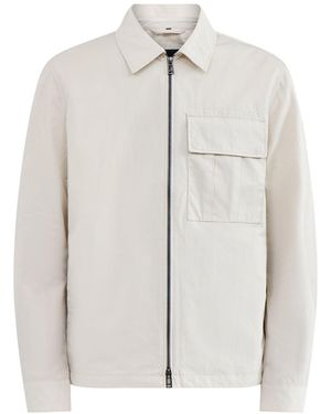 Belstaff Cargo Overshirt Cream - White