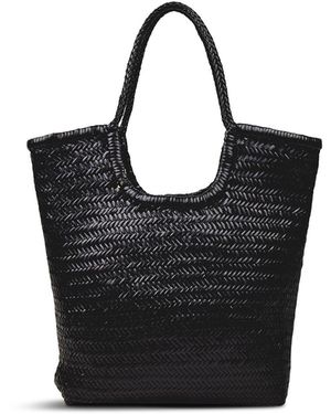 Dragon Diffusion Woven Diagonal Bag - Black