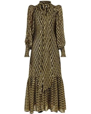 Queen of Archive Alabama Lurex Dash Maxi - Green