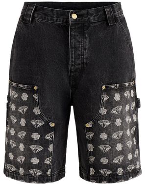 BBCICECREAM Diamonds & Dollars Carpenter Shorts - Grey
