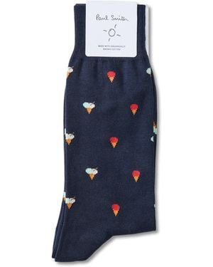 Paul Smith Signature Socks - Blue
