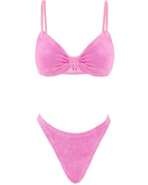 Hunza G Alicia Bikini Set - Pink