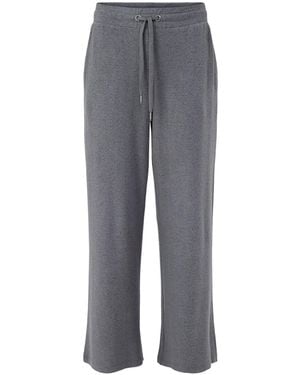 Soya Concept Biara 74 Blend Wide-Leg Trousers - Grey