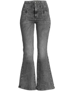 Free People Jayde Flare Jeans - Grey