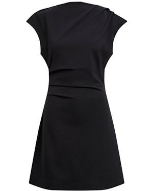 Forever New Carly Sleeveless Tuck Mini Dress - Black