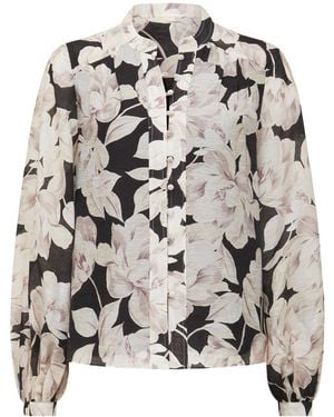 Forever New Women's Marianne Top Stitch Blouse - White