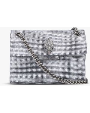 Kurt Geiger Fabric Mini Kensington V Bag - Grey
