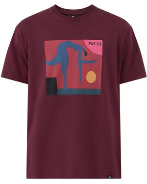 by Parra Tripped Up T-Shirt - Red