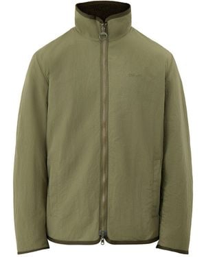 Barbour Reversible Fleece Jacket - Green