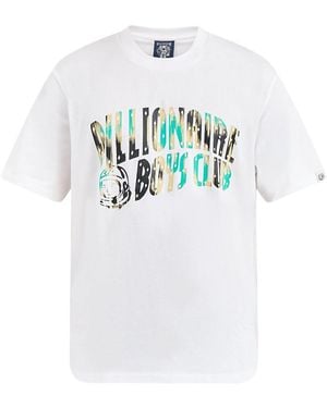 BBCICECREAM Leopard Camo Arch Logo T-Shirt - White