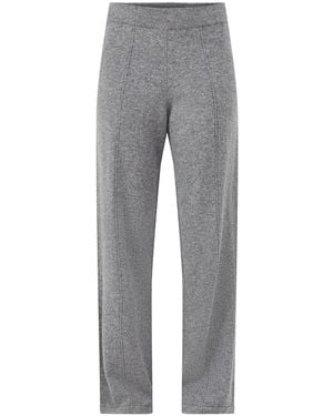 Chinti & Parker Wide Leg Track Pant - Grey