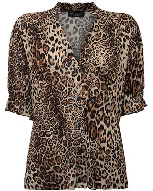 James Lakeland Leopard Print Blouse - Multicolour