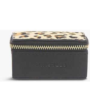 Whistles Dee Mini Jewellery Box Bag - Grey