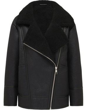 Forever New Randy Relaxed Aviator Jacket - Black