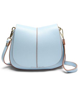 Gianni Chiarini Helena Round Crossbody Bag - Blue