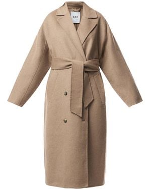 Day Birger et Mikkelsen Women's Howard Double Faced Wool Coat - Natural