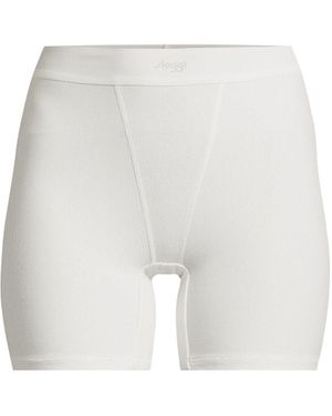 Sloggi Women's Ever Ease Cyclist Shorts - White