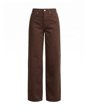 Forever New Gia High Rise Wide Leg Jeans - Brown