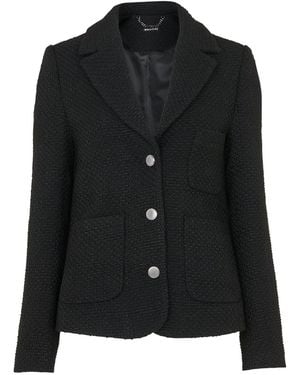 Whistles Classic Textured Jacket - Black