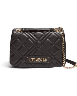 Love Moschino Quilted Shoulder Bag - Black