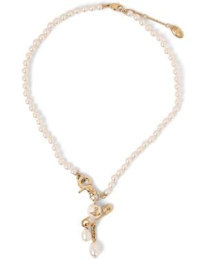 Vivienne Westwood Women's Claude Small Pearl Necklace - White