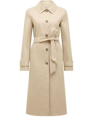 Forever New Helen Single Breasted Belted Trench Coat - Natural