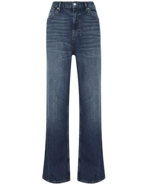 Mint Velvet Women's Indigo Relaxed Wide Jeans - Blue