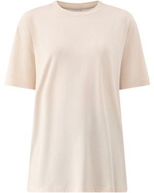 Varley Leighton Boyfriend Tee - Natural