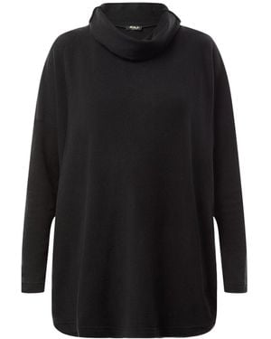 Mama B. Cowl Neck Top - Black