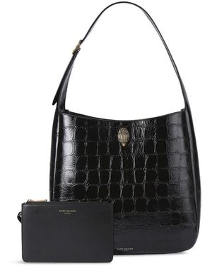 Kurt Geiger Large Bond Hobo Bag - Black