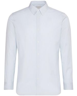 Calvin Klein Stretch Stripe Shirt - White