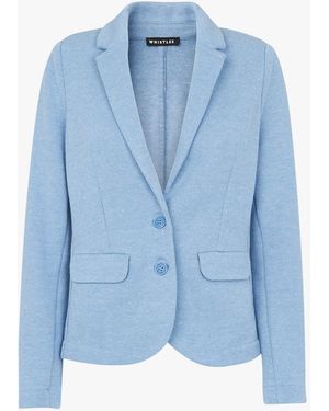Whistles Women's Slim Jersey Jacket - Blue