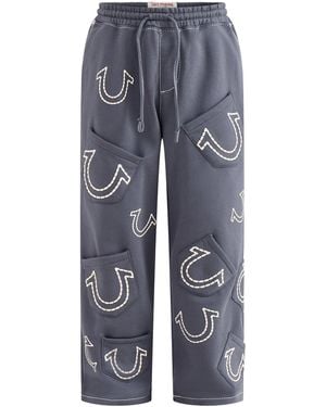 TRUE RELIGION Baggy Joggers - Blue