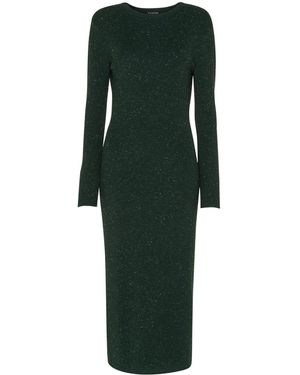 Whistles Annie Sparkle Knit Dress - Green