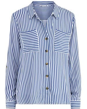 ONLY Yasmin Striped Shirt - Blue
