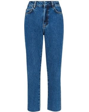 Whistles Authentic Slim Frayed Jean - Blue